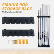 Wall Mounted Fishing Rod Holder Display Rack Sturdy Fishing Rod Storage Stand V528-FISHING-8-573934