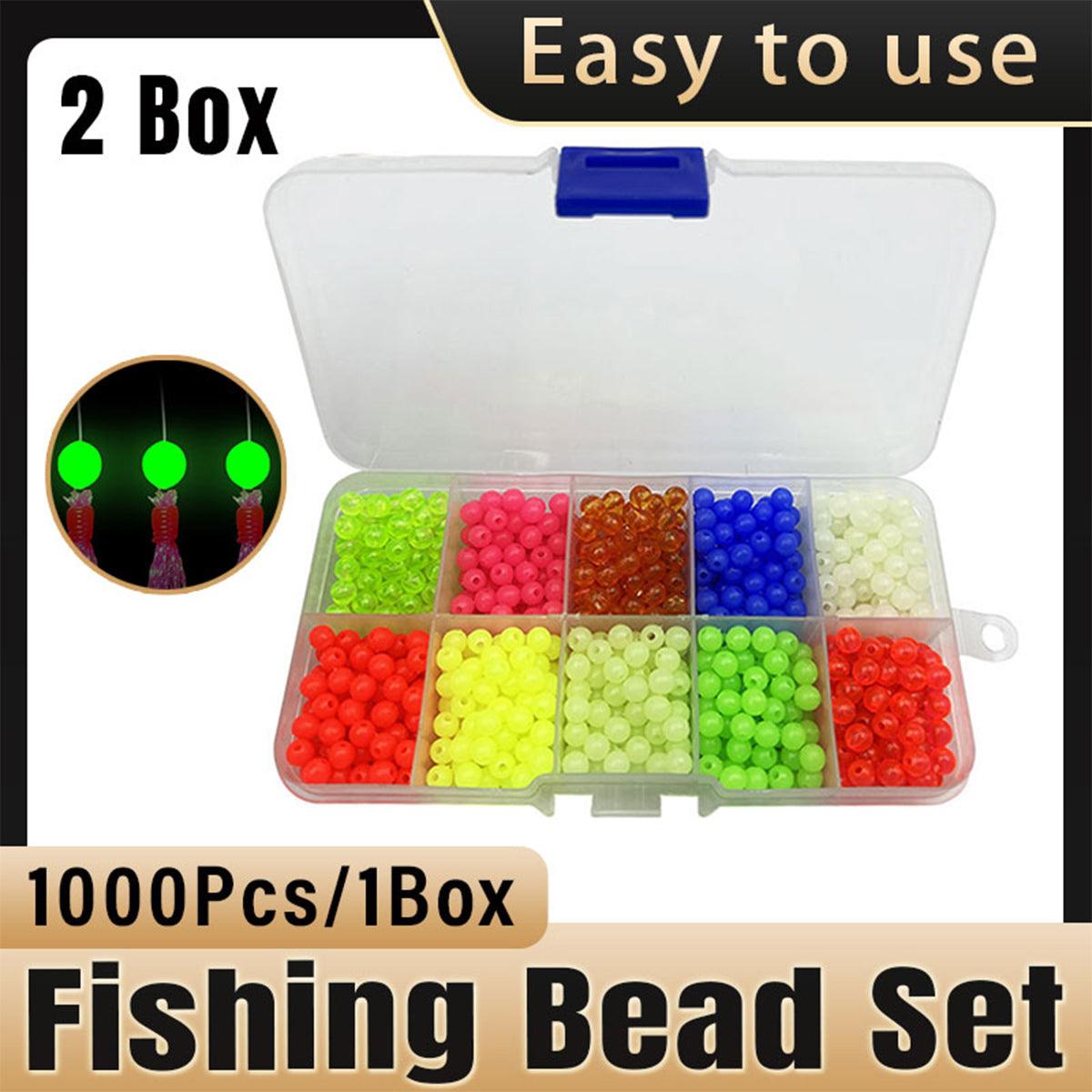 High Quality 2 Boxes of Round Colourful Fishing Beads Tackle Accessories Kit V528-FISHING-ACCESSORIES-2BOX-824571