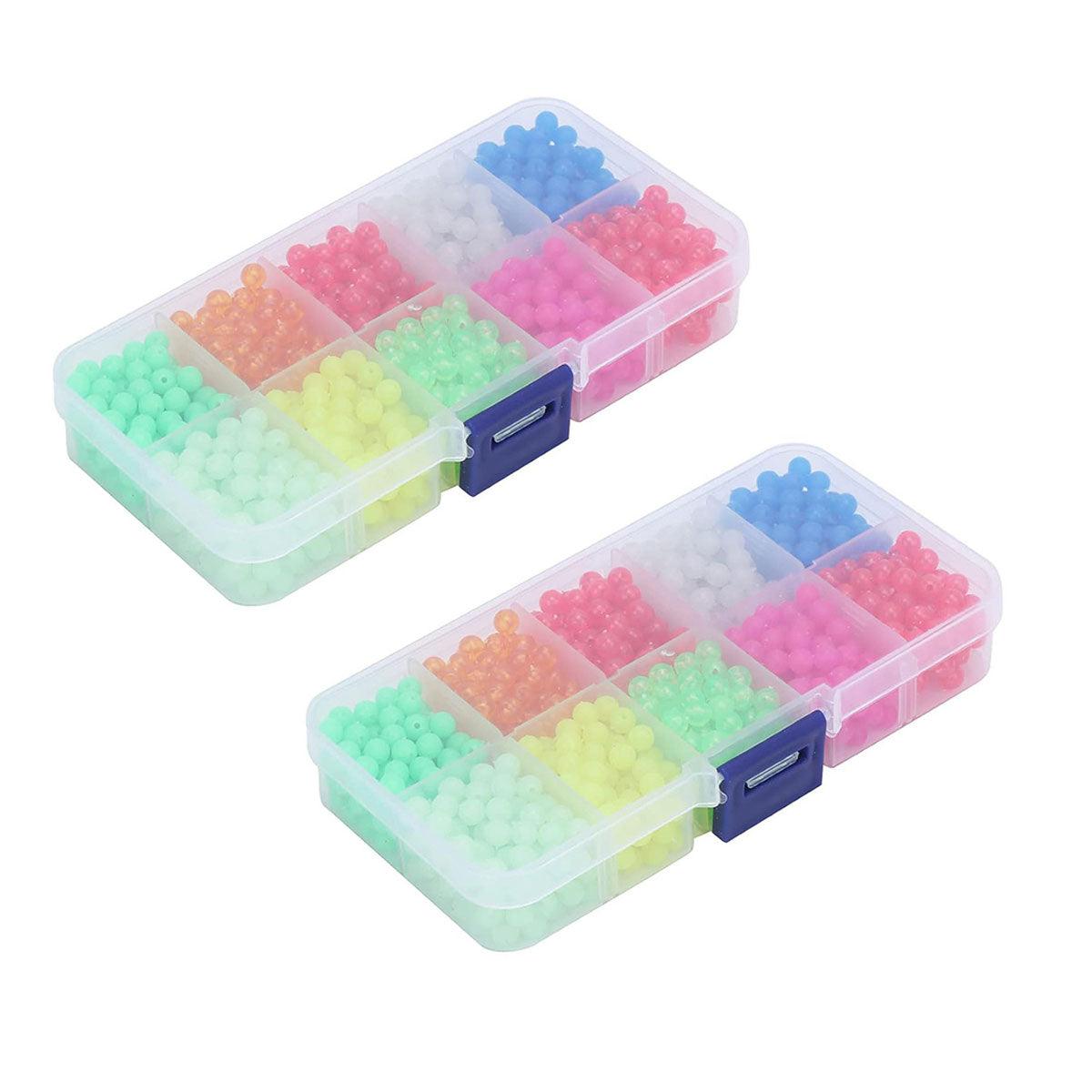 High Quality 2 Boxes of Round Colourful Fishing Beads Tackle Accessories Kit V528-FISHING-ACCESSORIES-2BOX-824571
