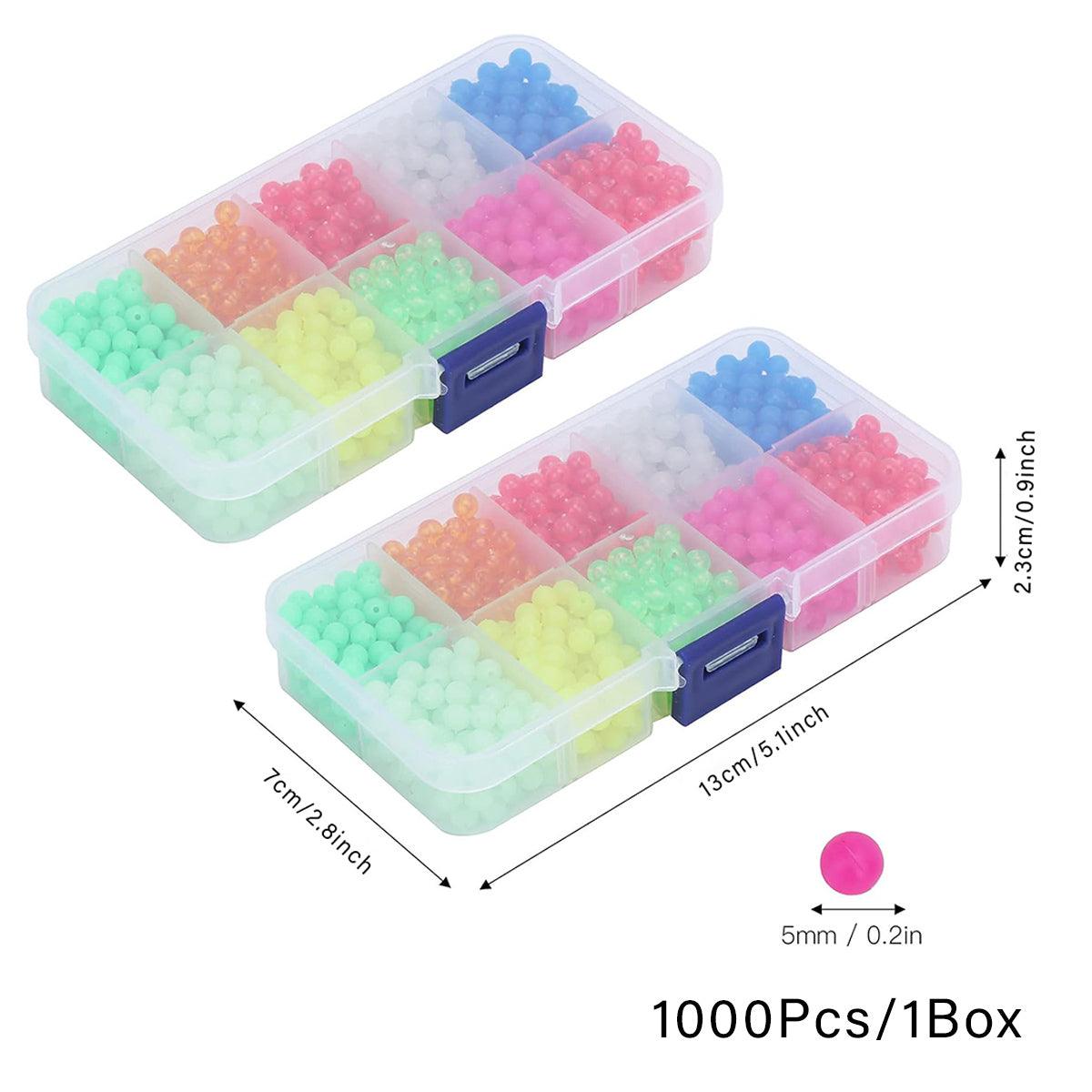 High Quality 2 Boxes of Round Colourful Fishing Beads Tackle Accessories Kit V528-FISHING-ACCESSORIES-2BOX-824571