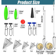78pcs Fishing Gear Set Hooks Lures Baits Tackle Kit for Freshwater Saltwater V528-FISHING-BAIT-TACKLE-KIT-78-599713
