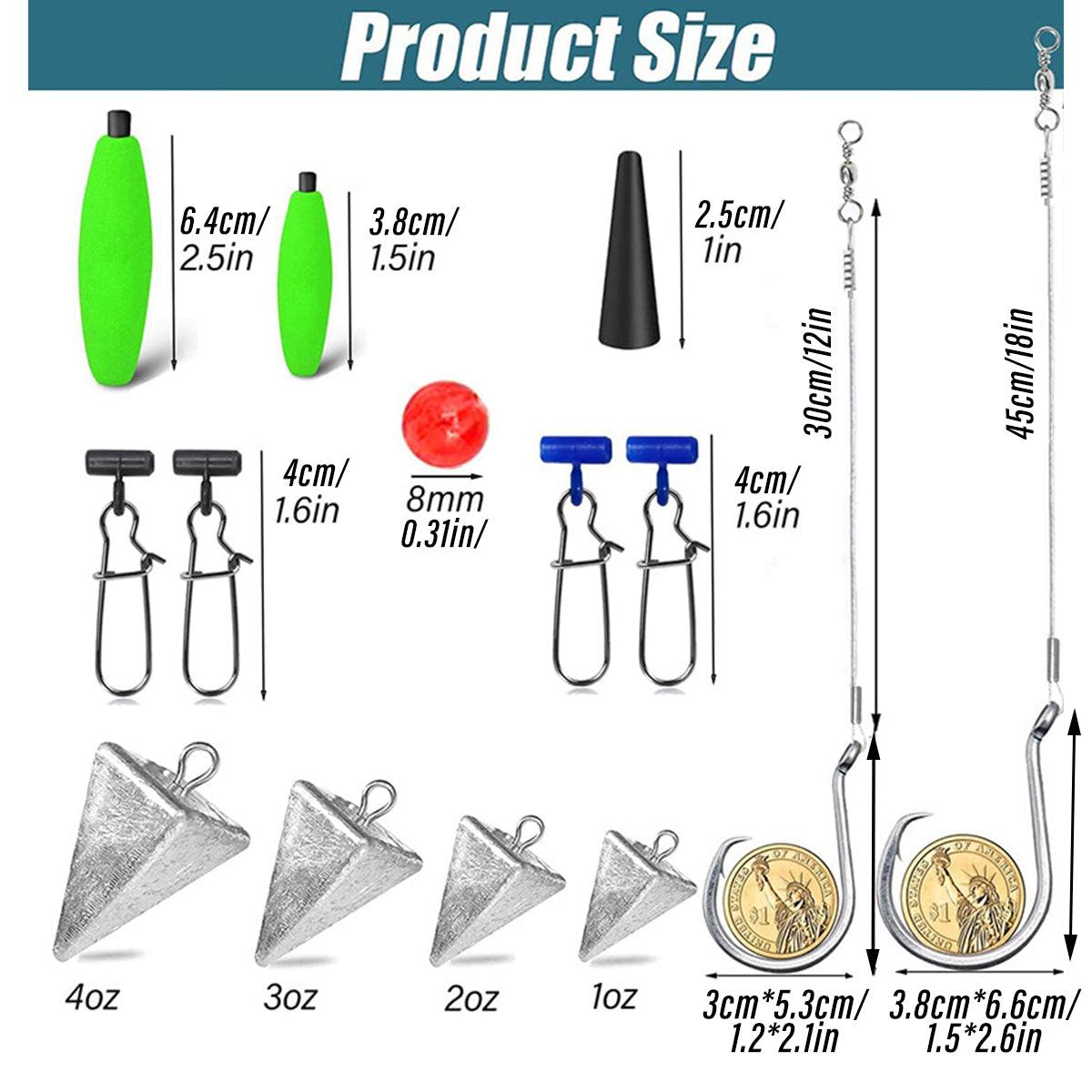 78pcs Fishing Gear Set Hooks Lures Baits Tackle Kit for Freshwater Saltwater V528-FISHING-BAIT-TACKLE-KIT-78-599713