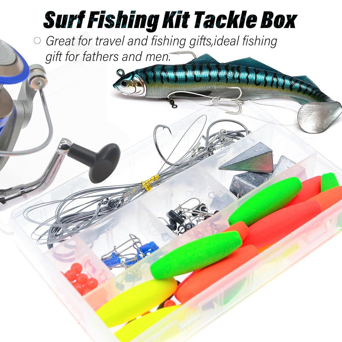78pcs Fishing Gear Set Hooks Lures Baits Tackle Kit for Freshwater Saltwater V528-FISHING-BAIT-TACKLE-KIT-78-599713