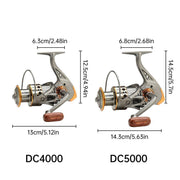 All-Metal Spinning Fishing Reel Sea Pole Fishing Gear Wire Cup Fishing Rod - 2000 V528-FISHING-BOAT-2000-513926