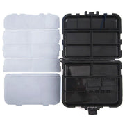 Fishing Accessories Storage Box with Hand Rope Hook Organizer for Fishing Gear - Large V528-FISHING-BOX-BLACK-LARGE-160242