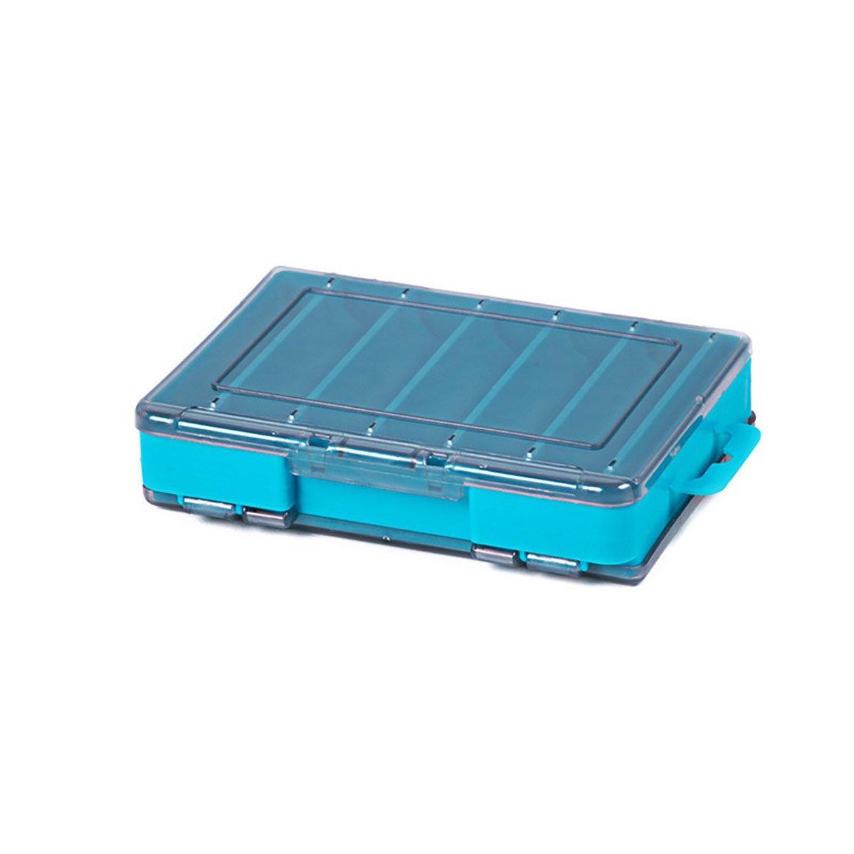 Multifunctional Fishing Bait Storage Box Accessories Gear Organizer Tool Box - Blue-S V528-FISHING-BOX-BLUE-LITTLE-537027