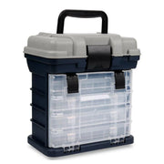 Removable 4 Tray Heavy Duty Fishing Tackle Box Storage Organizer for Tackle V528-FISHING-BOX-FOUR-LEVELS-531096
