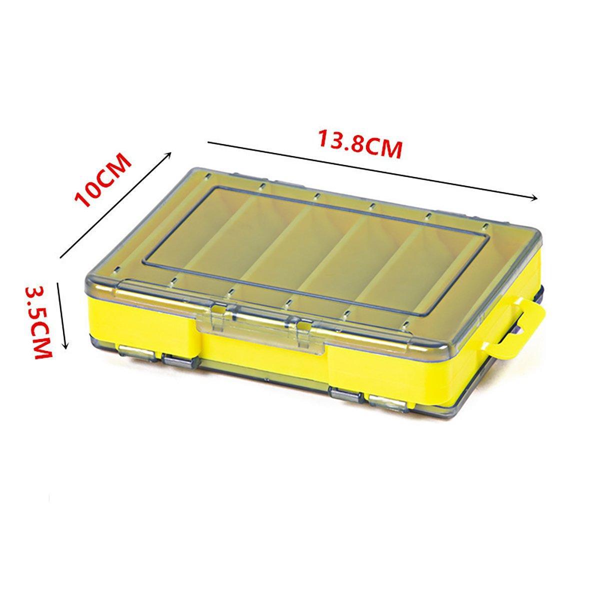 Multifunctional Fishing Bait Storage Box Accessories Gear Organizer Tool Box - Orange-S V528-FISHING-BOX-ORANGE-LITTLE-923565