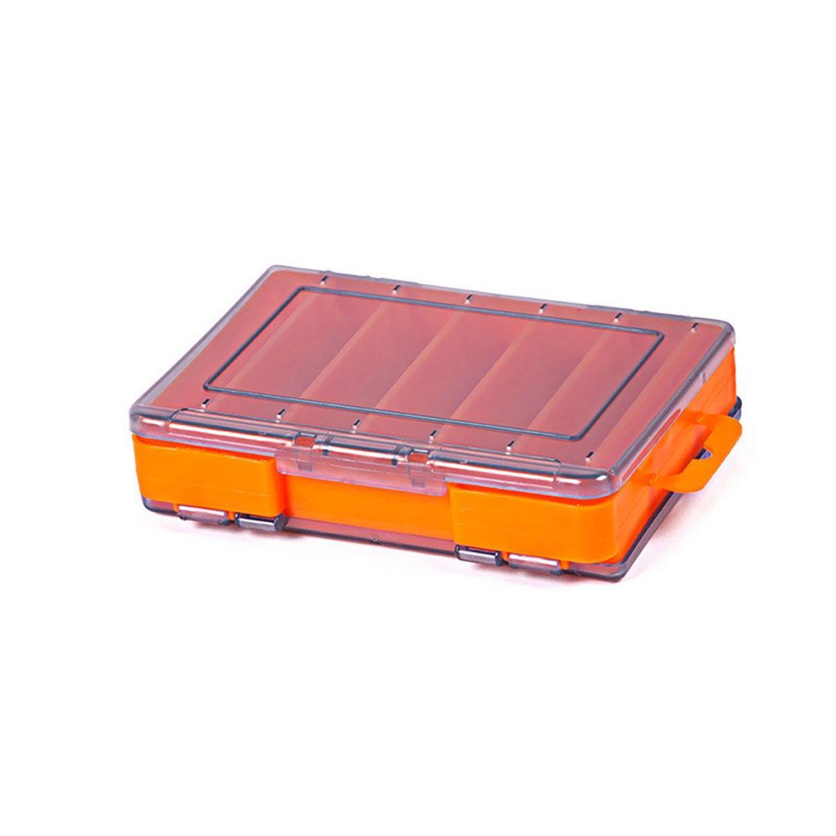 Multifunctional Fishing Bait Storage Box Accessories Gear Organizer Tool Box - Orange-S V528-FISHING-BOX-ORANGE-LITTLE-923565