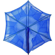 6/8/10 Holes Fishing Net Small Foldable Square Folding Shrimp Eel Lobster Trap - 6Holes V528-FISHING-NET-BLUE-6-885487
