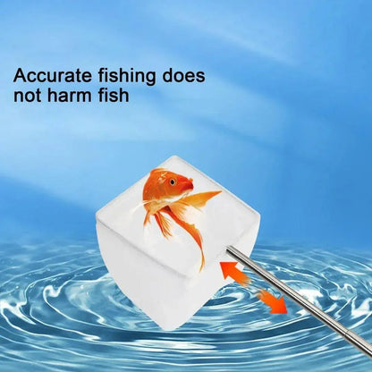 Retractable Fish Net for Fish Tank Pocket Fishing Net with Handle Aquarium Tools - Square-S V528-FISHING-NET-F-S-657701