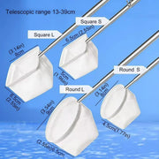 Retractable Fish Net for Fish Tank Pocket Fishing Net with Handle Aquarium Tools - Round-L V528-FISHING-NET-Y-L-378228