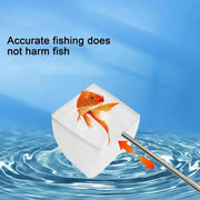Retractable Fish Net for Fish Tank Pocket Fishing Net with Handle Aquarium Tools - Round-L V528-FISHING-NET-Y-L-378228
