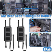 1 Pair Car Fishing Rod Holder Rear Seat Storage Rack Strap Belt Gear Organizer V528-FISHING-ROD-RACK-2PCS-821888