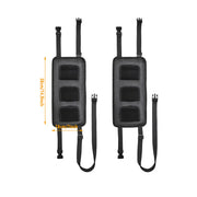 1 Pair Car Fishing Rod Holder Rear Seat Storage Rack Strap Belt Gear Organizer V528-FISHING-ROD-RACK-2PCS-821888