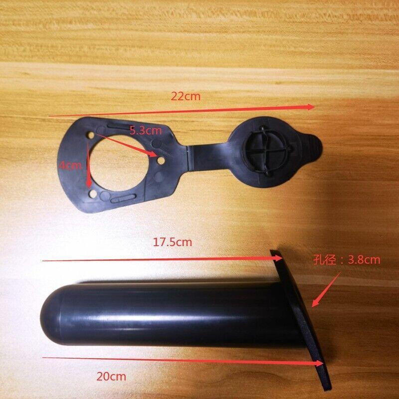 2Pcs With Cap Cover Fishing Boat Rod Holder For Kayak Pole Bracket Flush Mount V528-FISHINGBOAT-2PCS-444508