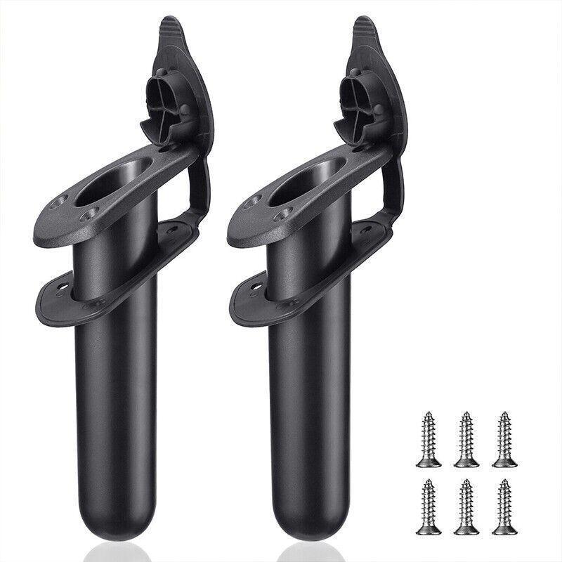 2Pcs With Cap Cover Fishing Boat Rod Holder For Kayak Pole Bracket Flush Mount V528-FISHINGBOAT-2PCS-444508