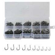 Fishing Hooks Octopus Style 100pcs Chemically Sharpened Assorted Sizes 3-12 - Gold V528-FISHINGHOOK-GLOD-478171