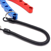 Aluminium Fishing Pliers Hook Remover Line Cutter Braid Mono Split Ring Fish Grip - Red+Silver V528-FISHINGPLIER-REDSILVER-142355