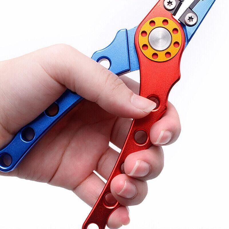 Aluminium Fishing Pliers Hook Remover Line Cutter Braid Mono Split Ring Fish Grip - Red+Silver V528-FISHINGPLIER-REDSILVER-142355