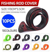 10Pcs 170cm Protective Fishing Rod Cover Sleeve Socks V528-FISHINGRODCOVER-10PCS-309305
