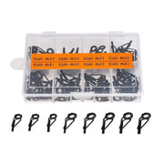 80 Fishing Rod Guide Set Tackle Tips Repair Kits Ring 8 Size Stainless Steel Box V528-FISHINGSET-80PCS-124177