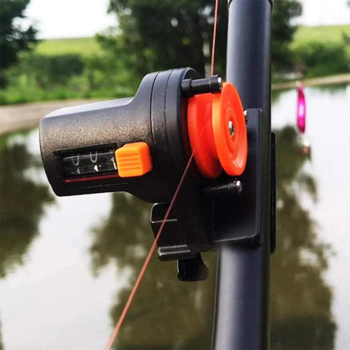 Fishing Rod Line Meters Gear Tools Portable Fishing Accessories for Outdoor Use V528-FISHLINE-COUNTER-364639