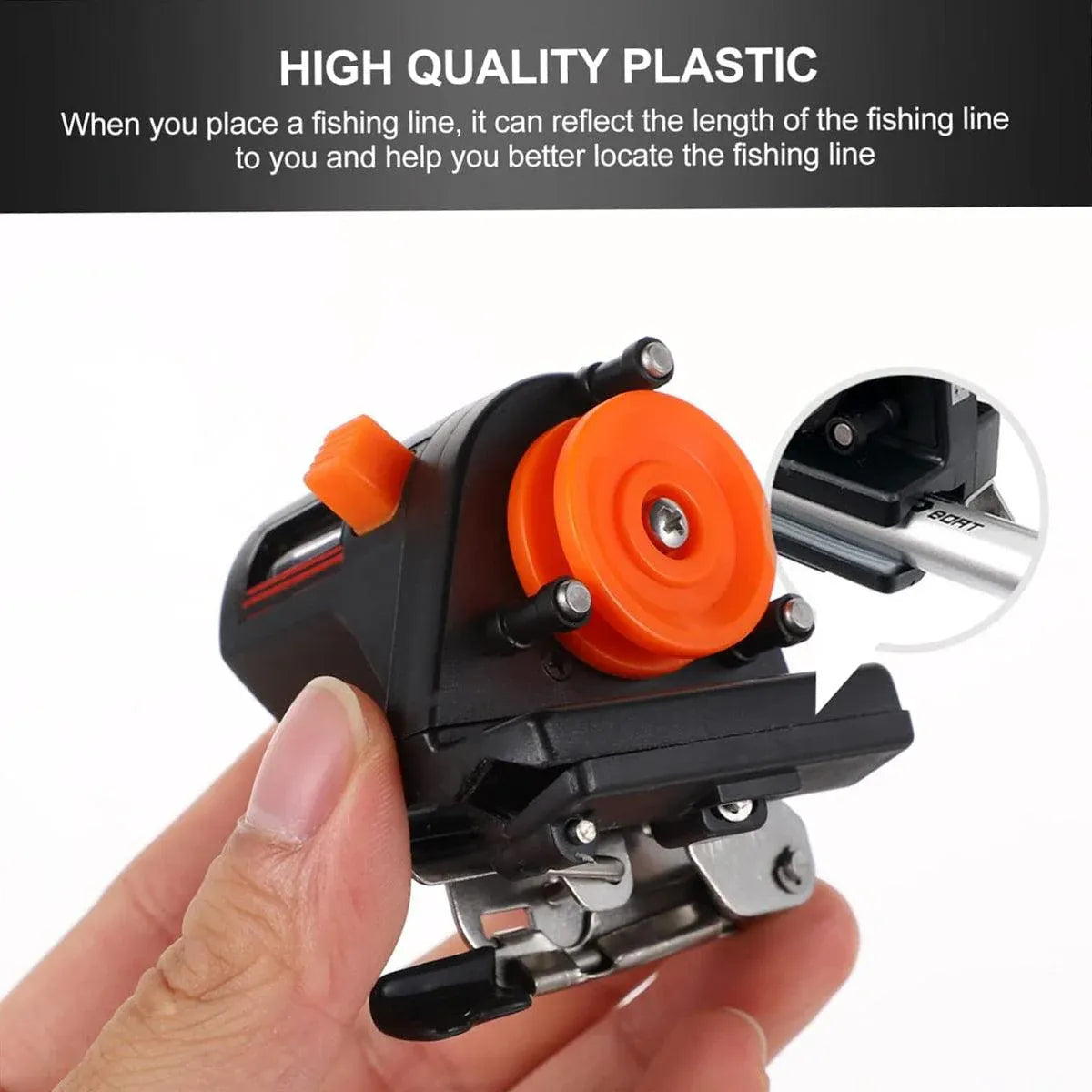 Fishing Rod Line Meters Gear Tools Portable Fishing Accessories for Outdoor Use V528-FISHLINE-COUNTER-364639