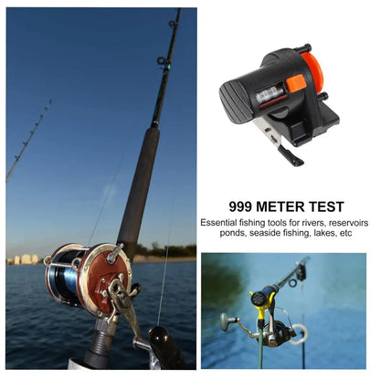 Fishing Rod Line Meters Gear Tools Portable Fishing Accessories for Outdoor Use V528-FISHLINE-COUNTER-364639