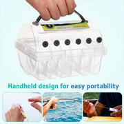 Multifunctional Fishing Line Organizer Storage Box Tackle Management Holder V528-FISHLINE-REEL-BOX-502510