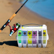 Multifunctional Fishing Line Organizer Storage Box Tackle Management Holder V528-FISHLINE-REEL-BOX-502510