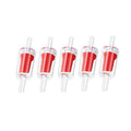 5/10X Check Valve Fish Tank Aquarium Air Pump Silicone Non-Return One Way Airline - 5PCS V528-FISHTANKAQUARIUM-5PCS-154158