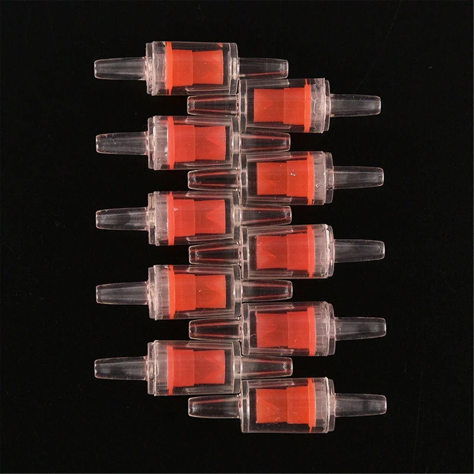 5/10X Check Valve Fish Tank Aquarium Air Pump Silicone Non-Return One Way Airline - 5PCS V528-FISHTANKAQUARIUM-5PCS-154158