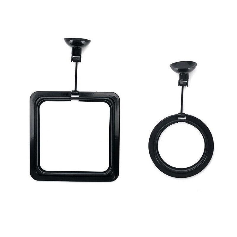 Fish Feeding Ring Aquarium Fish Tank Feeder Floating Fish Food Feeder Fish Food Black - Black Circle V528-FISHTANKFEEDE-BLACKCIRCLE-549935