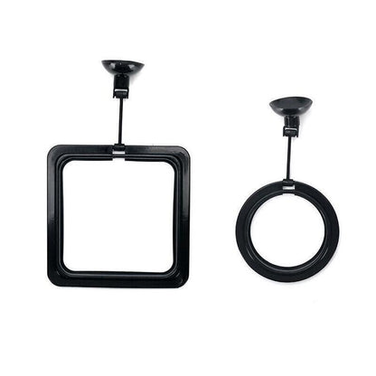 Fish Feeding Ring Aquarium Fish Tank Feeder Floating Fish Food Feeder Fish Food Black - Black Circle V528-FISHTANKFEEDE-BLACKCIRCLE-549935
