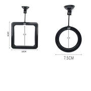 Fish Feeding Ring Aquarium Fish Tank Feeder Floating Fish Food Feeder Fish Food Black - Black Circle V528-FISHTANKFEEDE-BLACKCIRCLE-549935