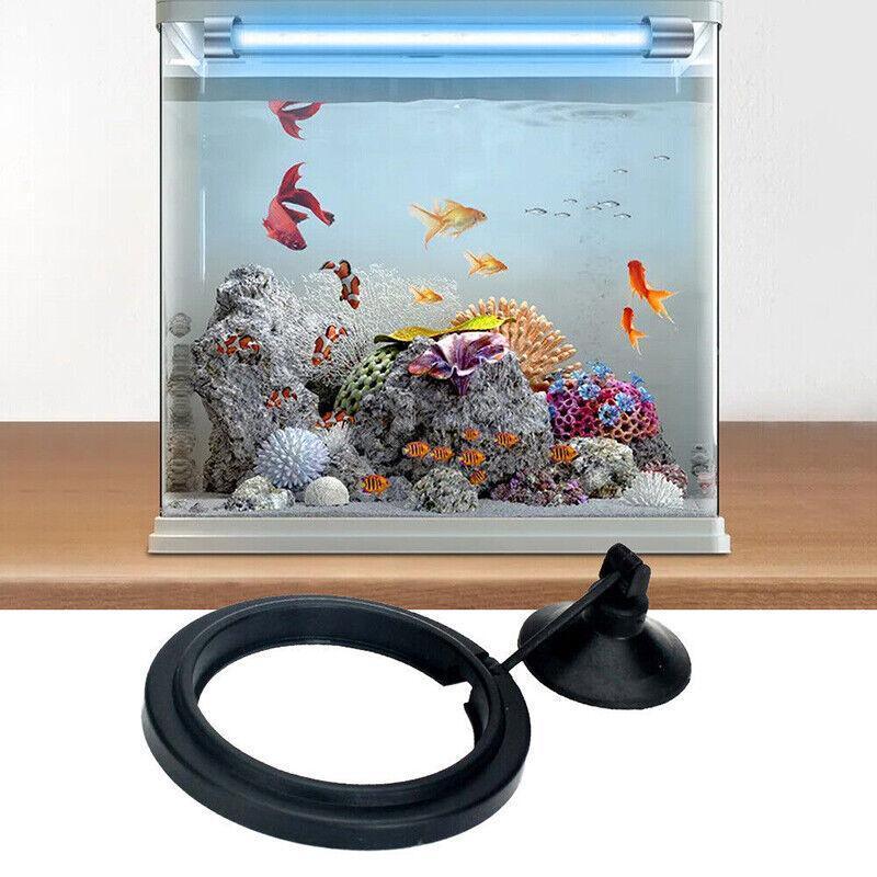 Fish Feeding Ring Aquarium Fish Tank Feeder Floating Fish Food Feeder Fish Food Black - Black Circle V528-FISHTANKFEEDE-BLACKCIRCLE-549935