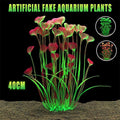 Aquarium 40cm Artificial Simulation Water Plants Fish Tank Plant Grass Decor - Pink V528-FISHTANKPLANT-PINK-380332