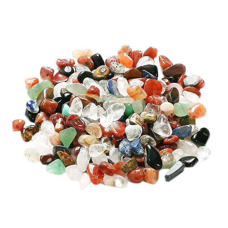 Colorful Mixed Stone Crystal Chips - 100G Bulk Lot V528-FISHTANKSTONE-96497