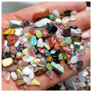 Colorful Mixed Stone Crystal Chips - 100G Bulk Lot V528-FISHTANKSTONE-96497