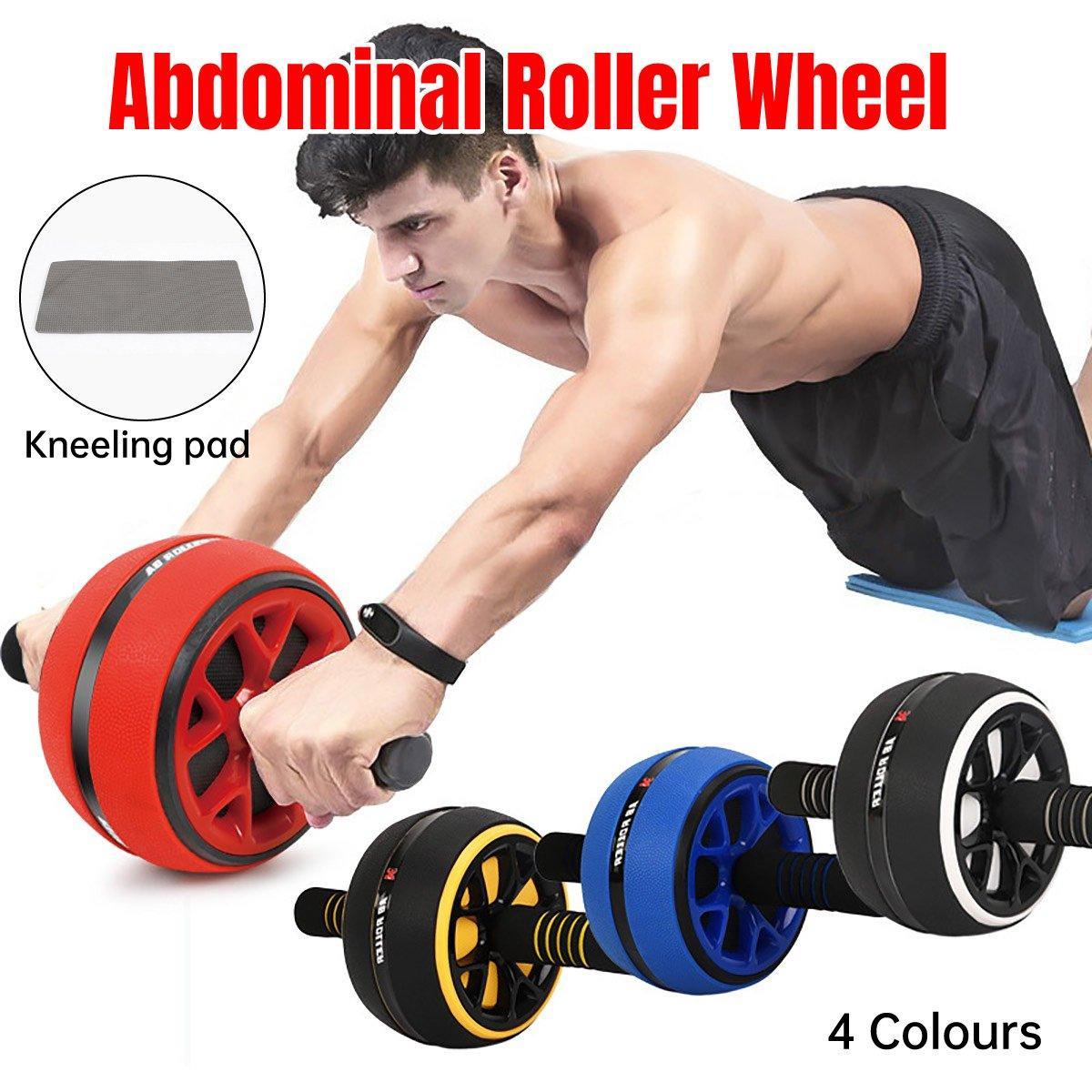 Abdominal Muscle Wheel Exercise Roller Fitness Equipment for Home Gym Men Women - Red V528-FITNESS-RED-237683
