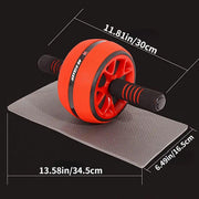 Abdominal Muscle Wheel Exercise Roller Fitness Equipment for Home Gym Men Women - Yellow V528-FITNESS-YELLOW-399629