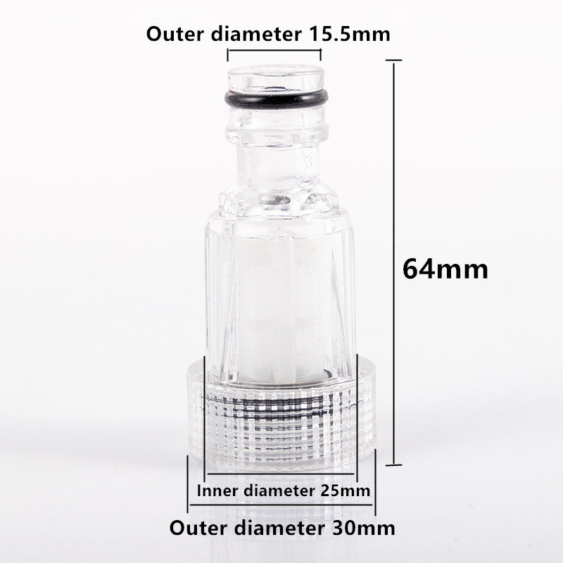 2PCS High Pressure Washer Inlet Filter Connector Fittings Transparent Adapter V528-FITTINGTOOL-2PCS-214899