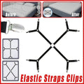 Adjustable Comforter Sheet Buckle Fixer Non-Slip Elastic Clip for Bedding Secure V528-FIXATOR-1PC-799756