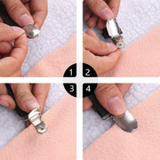 Adjustable Comforter Sheet Buckle Fixer Non-Slip Elastic Clip for Bedding Secure V528-FIXATOR-1PC-799756