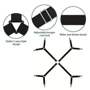 Adjustable Comforter Sheet Buckle Fixer Non-Slip Elastic Clip for Bedding Secure V528-FIXATOR-1PC-799756