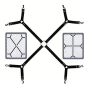 Adjustable Comforter Sheet Buckle Fixer Non-Slip Elastic Clip for Bedding Secure V528-FIXATOR-1PC-799756
