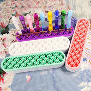 Silicone Makeup Organizer Cosmetic Storage Box Lipstick Brush Holder Desktop Box - Black V528-FIXED-FRAME-BLACK-329450