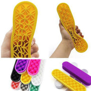 Silicone Makeup Organizer Cosmetic Storage Box Lipstick Brush Holder Desktop Box - Blue V528-FIXED-FRAME-BLUE-717258