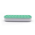 Silicone Makeup Organizer Cosmetic Storage Box Lipstick Brush Holder Desktop Box - Green V528-FIXED-FRAME-GREEN-523147